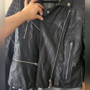Black Moto Jacket BLANK NYC